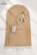 سجاد صلاة فردي فاخر لون بيج – لصلاتك لمسة فخامة وراحة🧎♀️ - Lavia