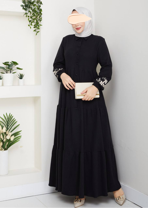 فستان يارا - اسود