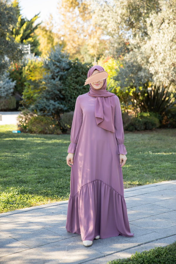 فستان بيلسان ليلكي - طول طويل 150-155