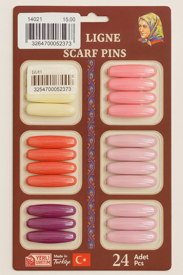 دبابيس غير قابلة للكسر (درجات وردي)