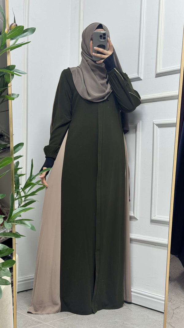 فستان ايسرا ثقيل - لون اخضر 💚