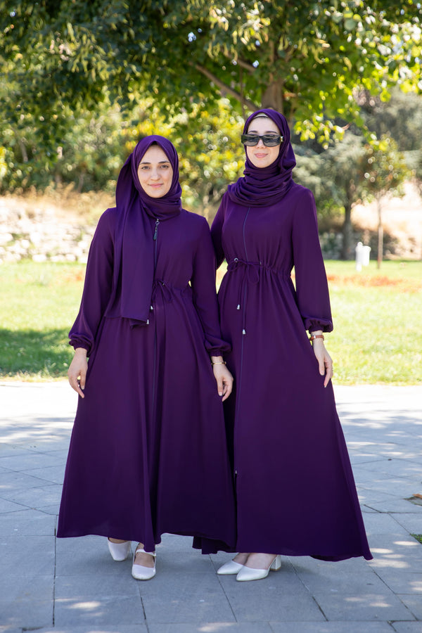 فستان سرى - لون ليليكي 💜 طول عادي