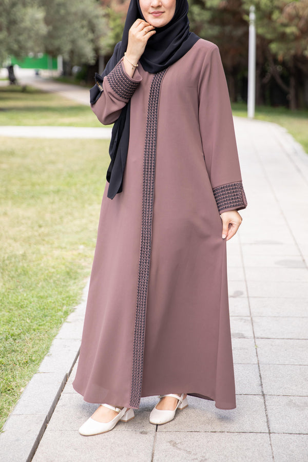 عباية حفصة - لون نود 🤎