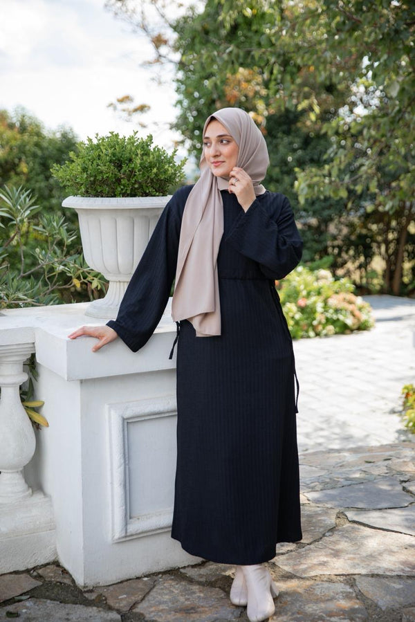 فستان دلال - اسود ❄️