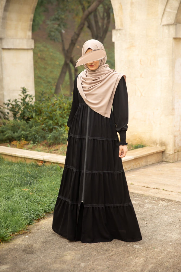 فستان خشوع - اسود