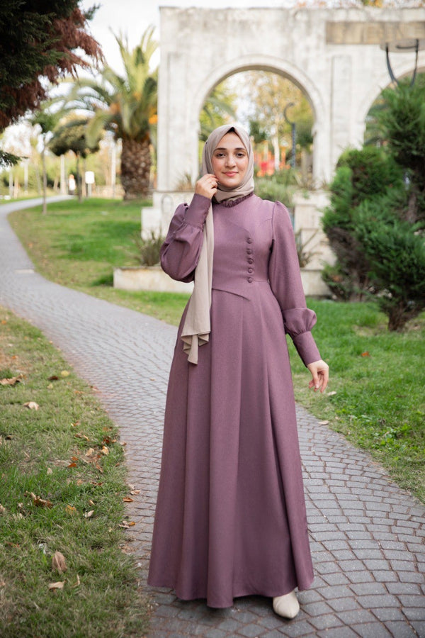 فستان اثار - ليلكي