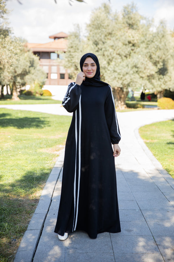 فستان سبورت - اسود