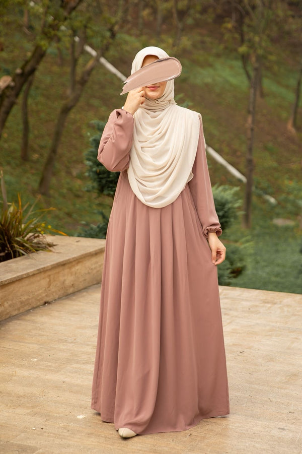 فستان جوري وردي - تصفية لا تبديل ولا ترجيع