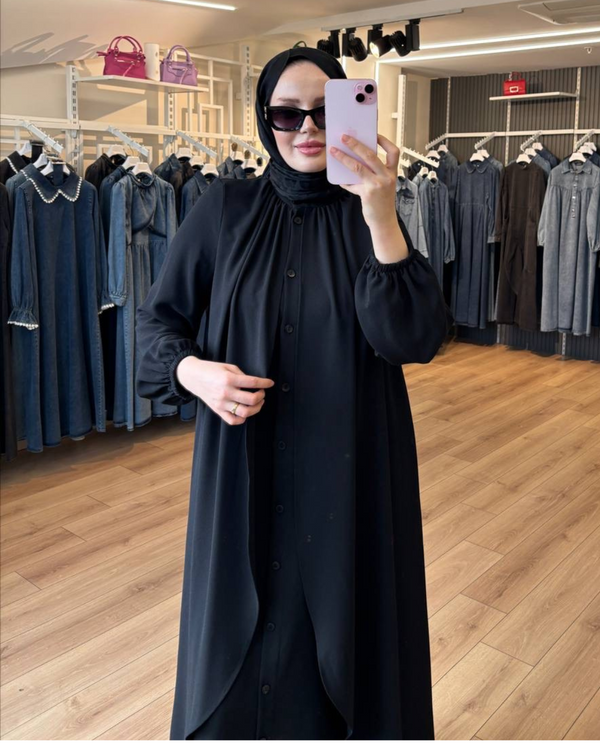فستان فردوس - لون اسود 🖤