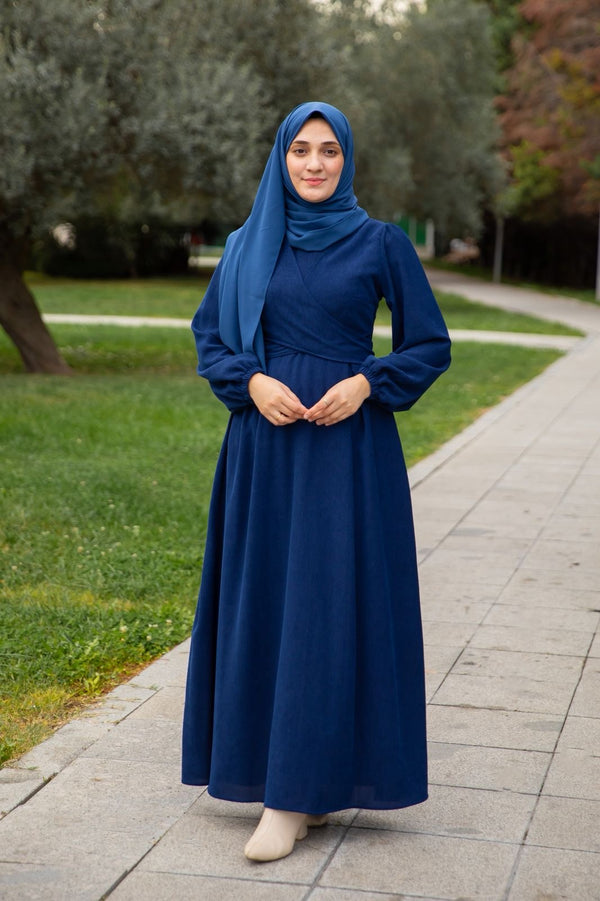 فستان خواطر - كحلي