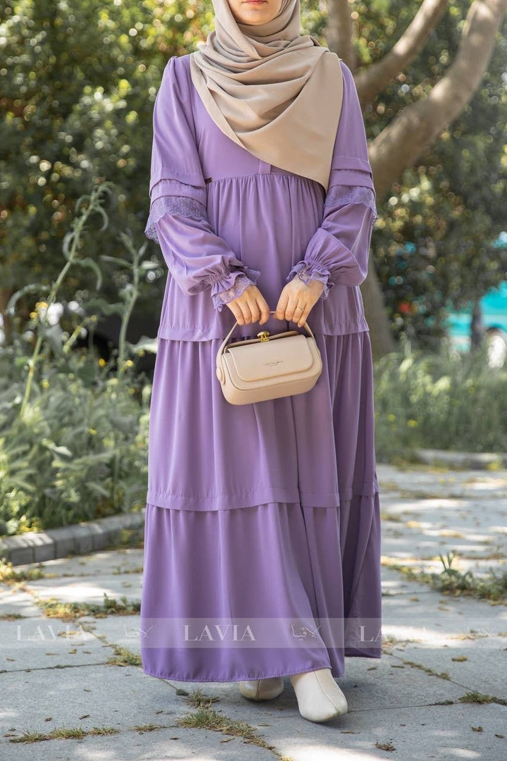 فستان الأحلام لون ليلكي - Lavia
