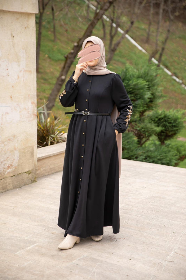 فستان وطن - اسود