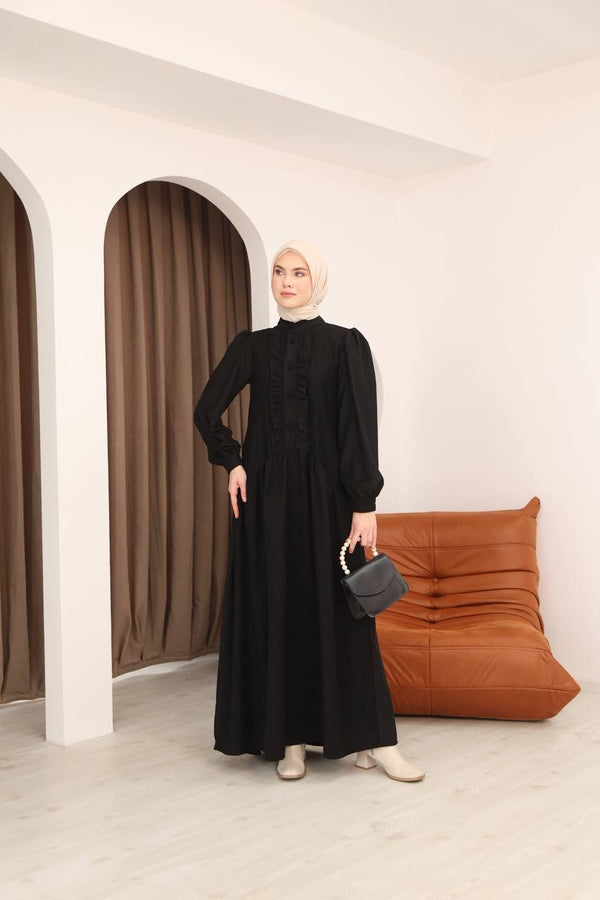 فستان رسيل - اسود