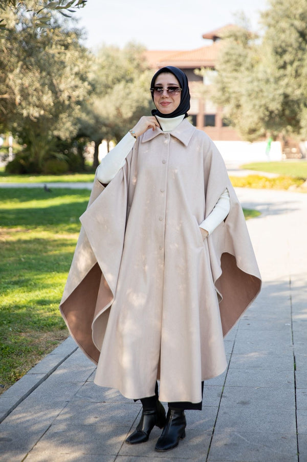 عباية عفه شتوية - بيج