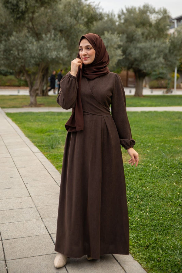 فستان خواطر - بني