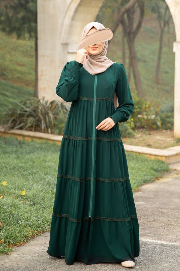 فستان خشوع - اخضر