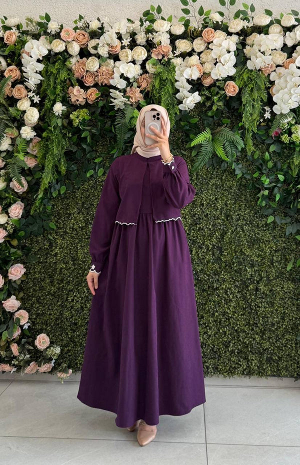 فستان منار - ليلكي