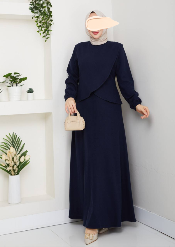 فستان تيا - كحلي