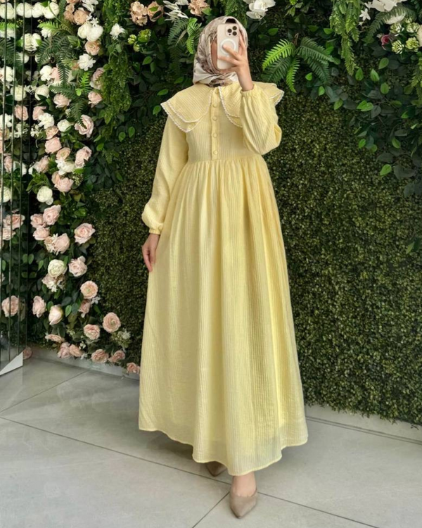 فستان لينا - ليموني 💛