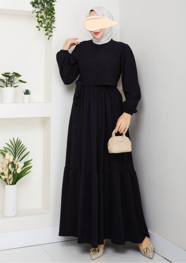 فستان جولان - اسود