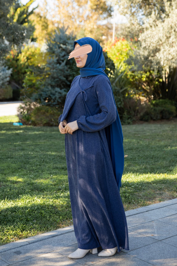 فستان تسنيم - كحلي