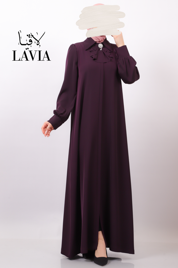 عباية فلو فخمه - لون ليلكي 💜