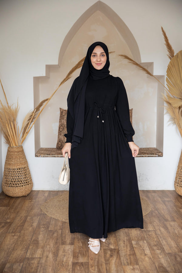 فستان صفوة - لون اسود 🖤