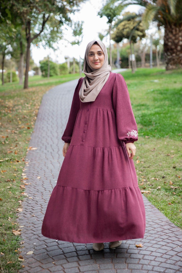 فستان امتنان - وردي