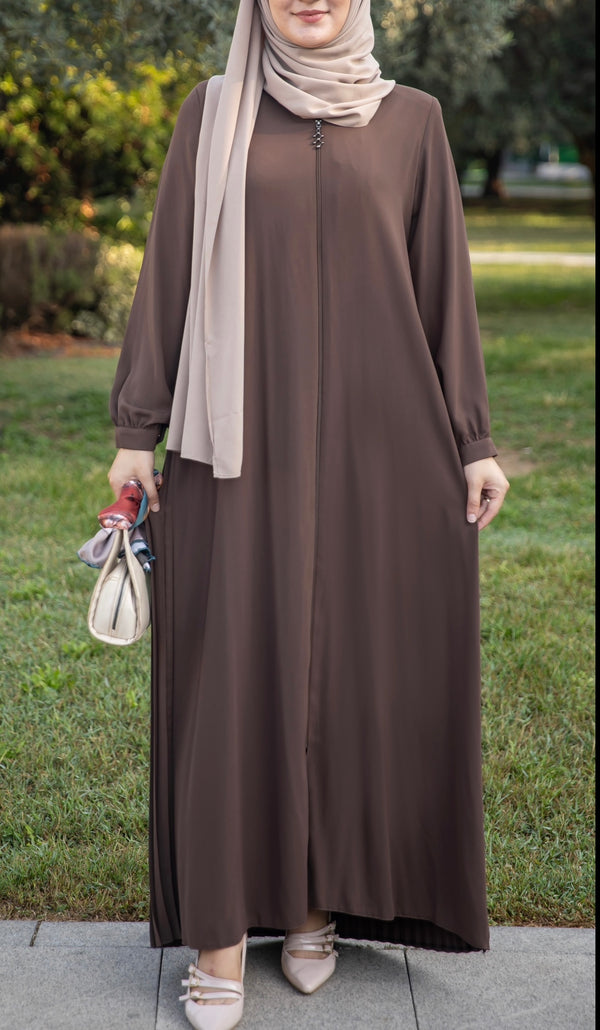 عباية مها لون بني