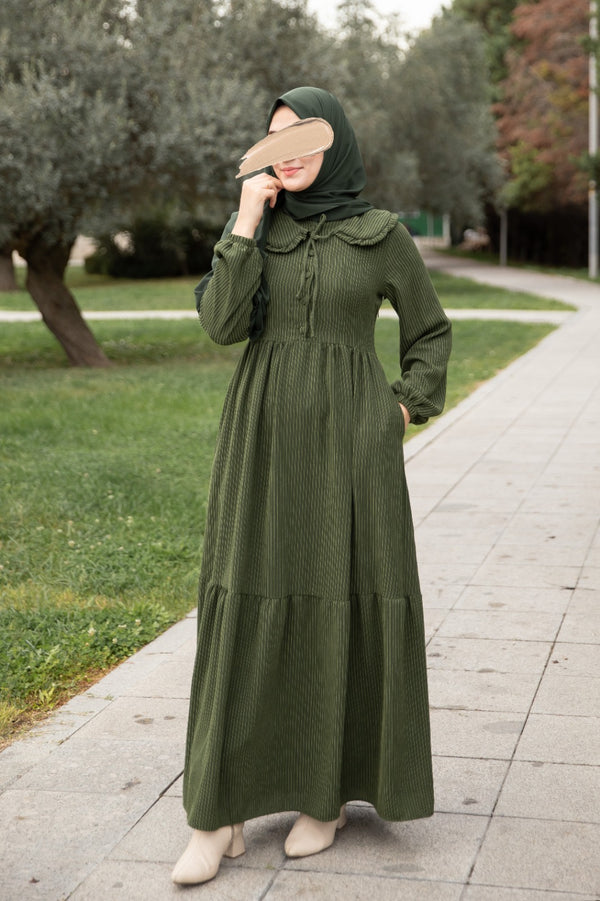 فستان ريحان - زيتي