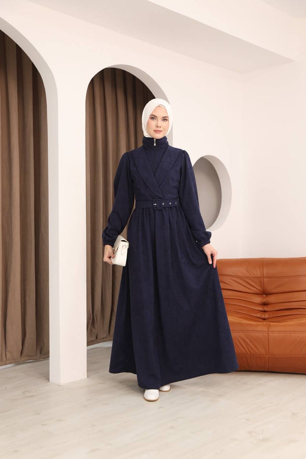 فستان سناء - كحلي