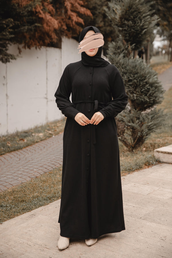 فستان سلسبيل - اسود