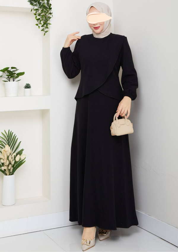 فستان تيا - اسود