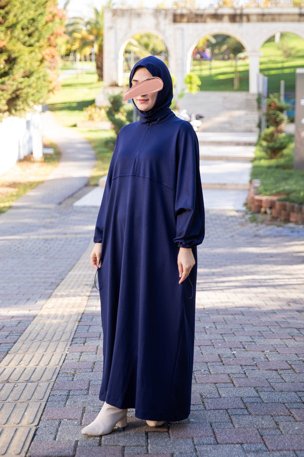 فستان جوان - ازرق