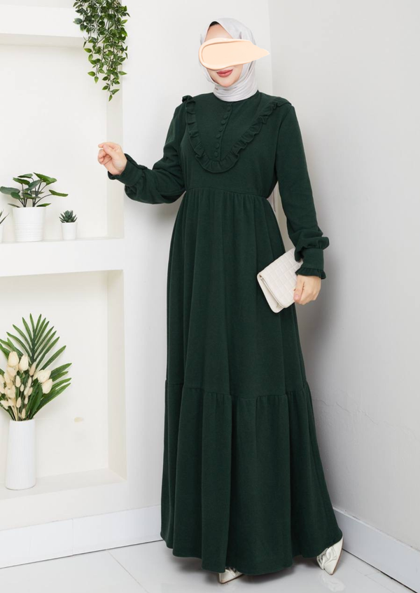 فستان ملك - اخضر