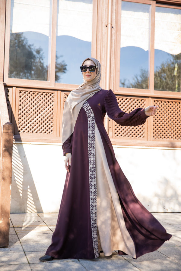 فستان نجمة فلسطين - ليلكي