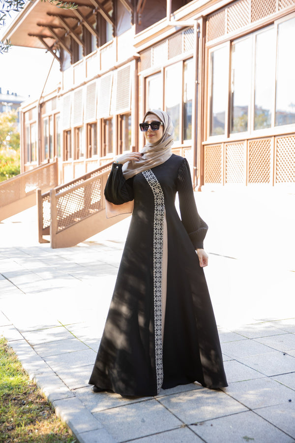 فستان نجمة فلسطين - اسود