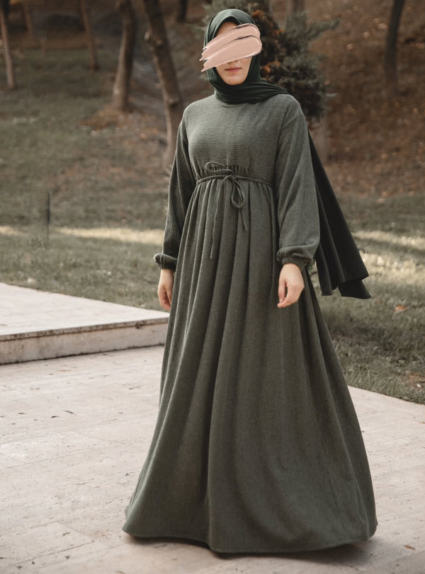 فستان رفيف - زيتي