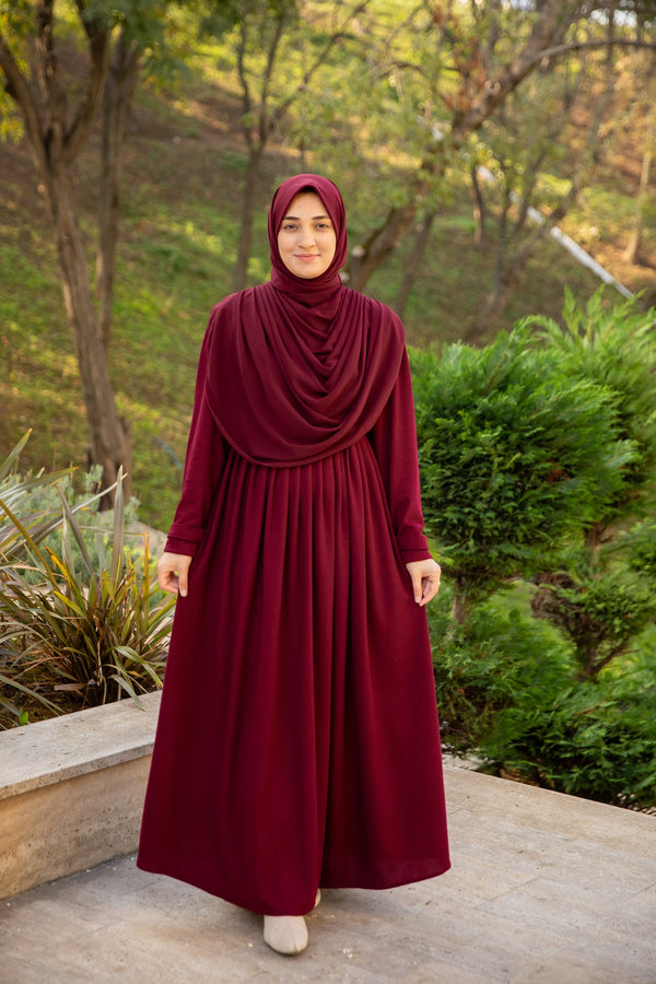 فستان شفق - بوردو