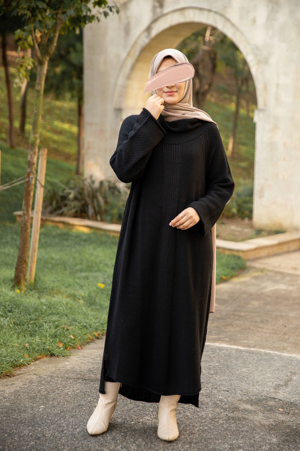 فستان لجين - اسود