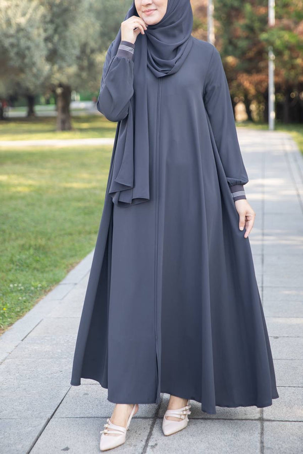 عباية سدن لون رمادي