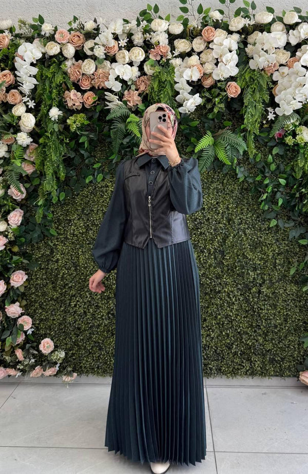 فستان ندوة -اخضر