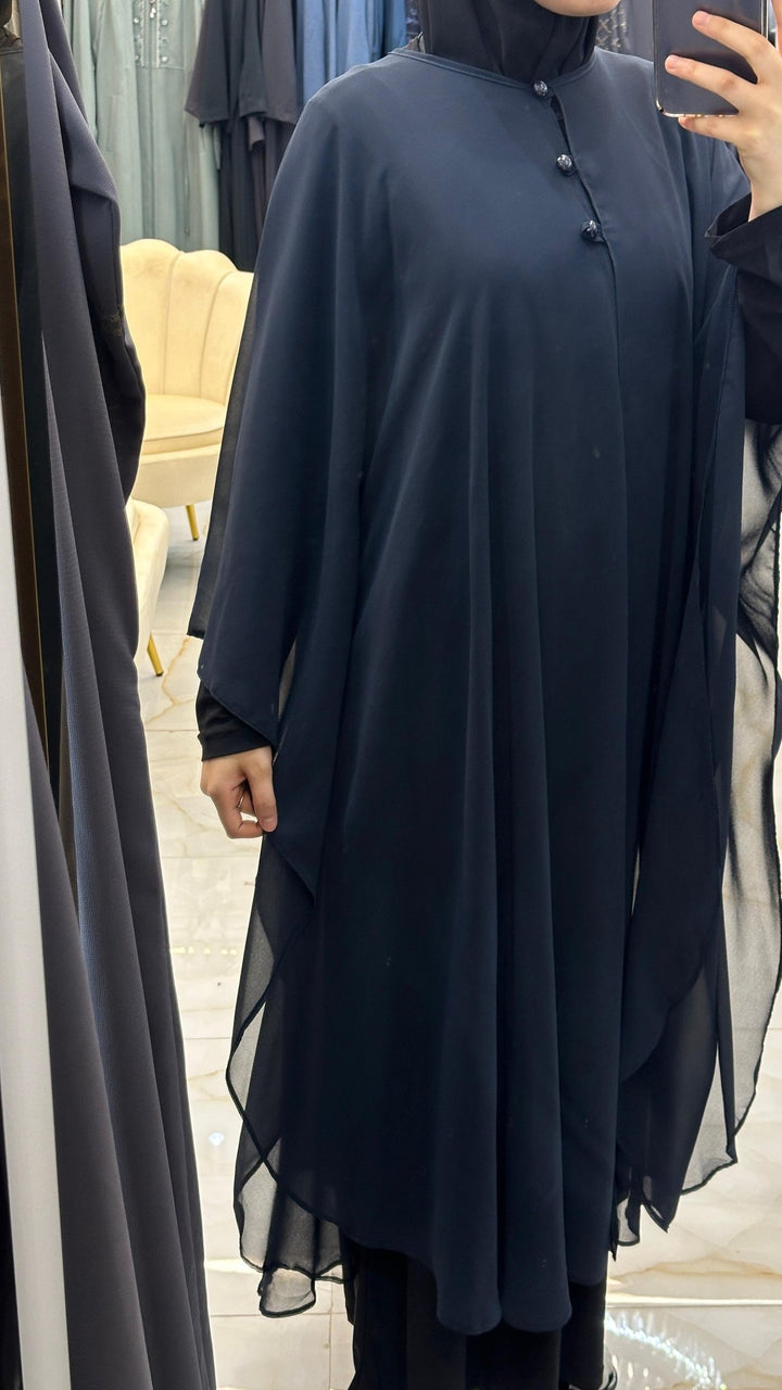 عباية العفة ماركة لاڤيا لون اسود - Lavia