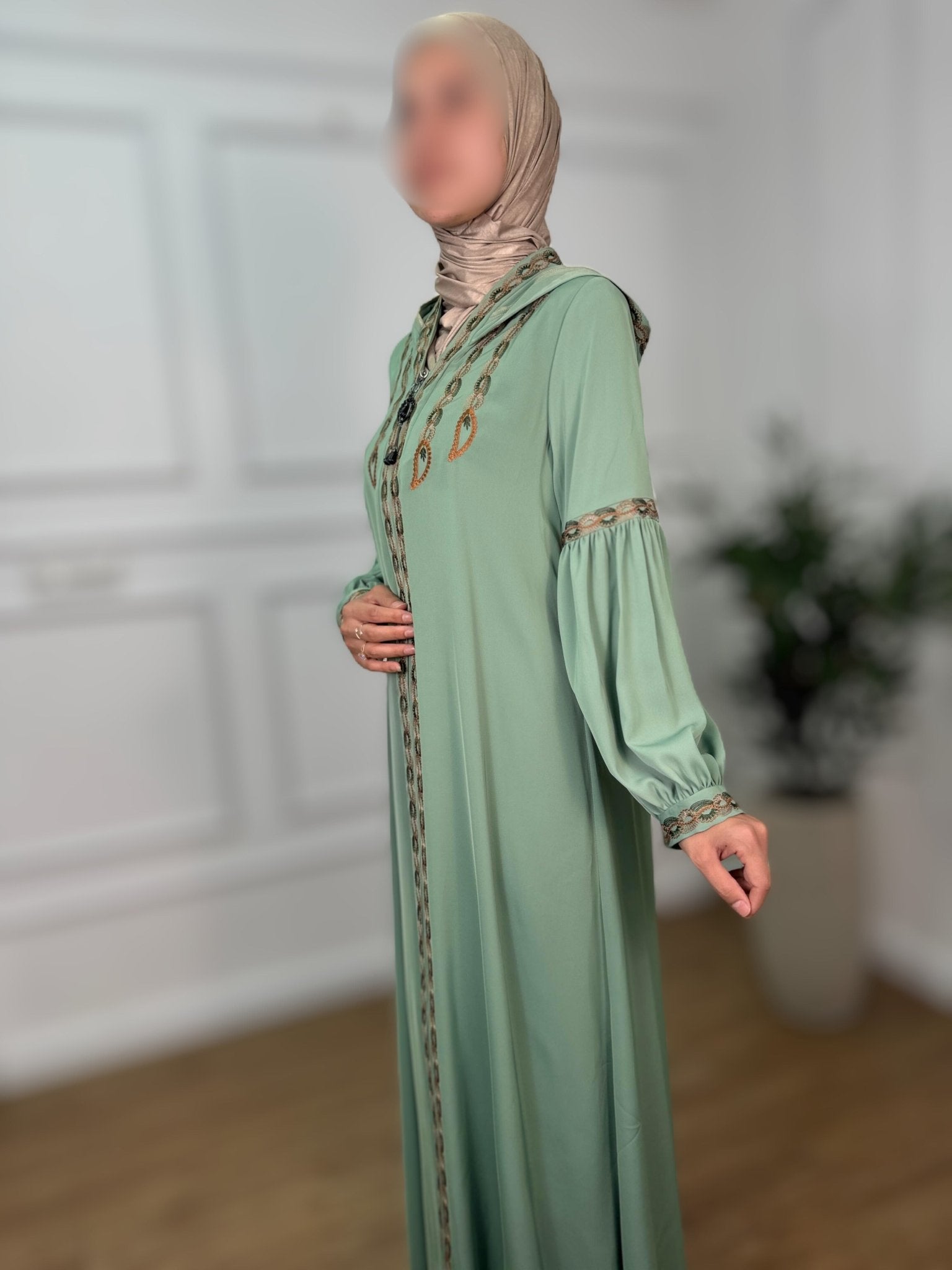 عباية اروى لون فيروزي - Lavia