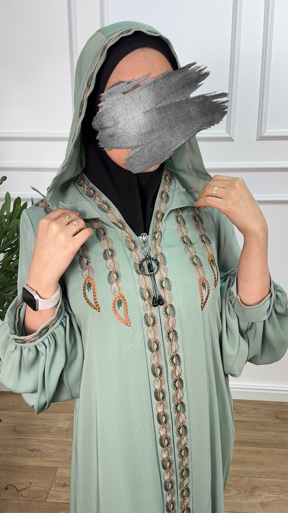 عباية اروى لون فيروزي - Lavia