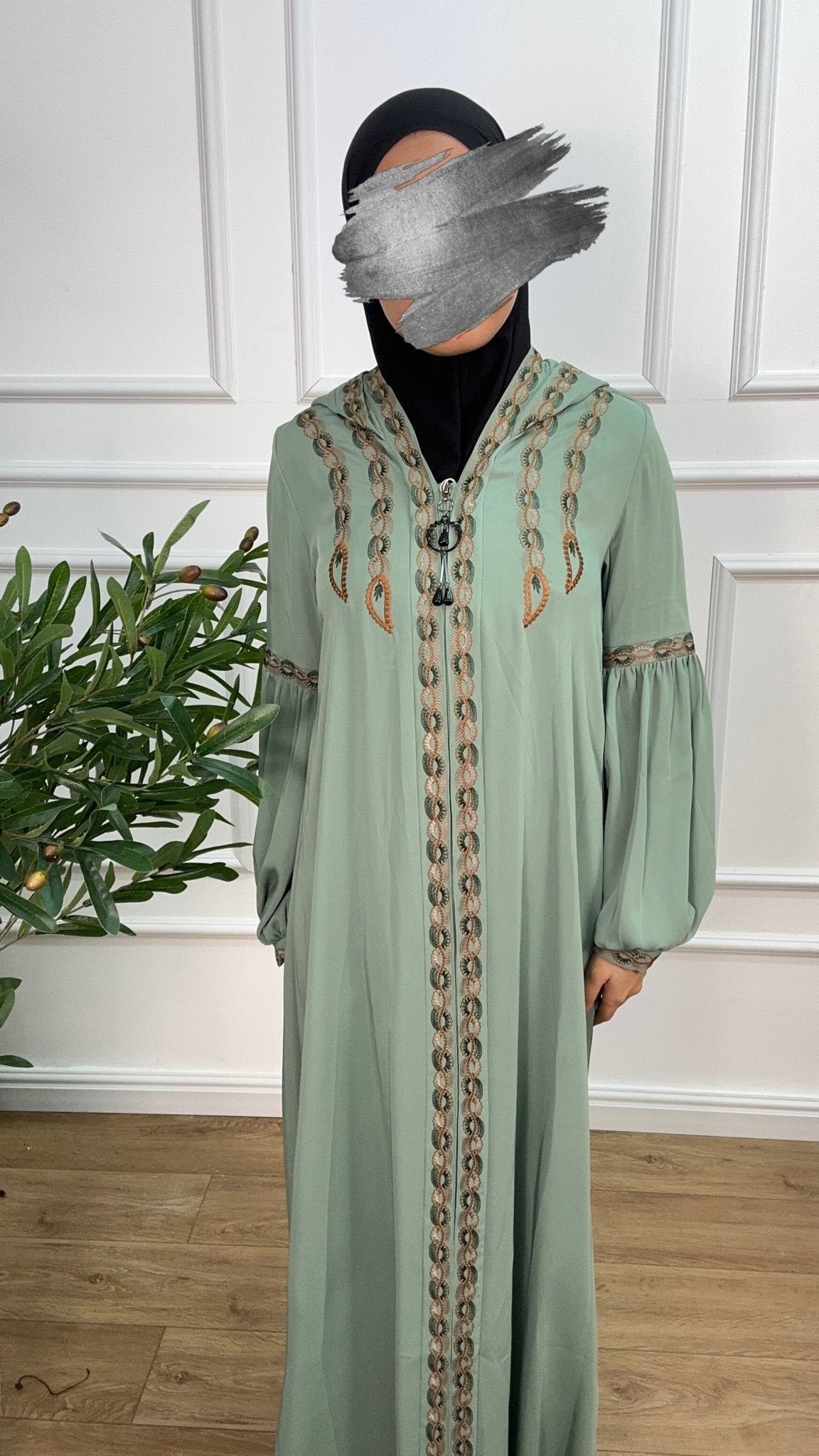 عباية اروى لون فيروزي - Lavia