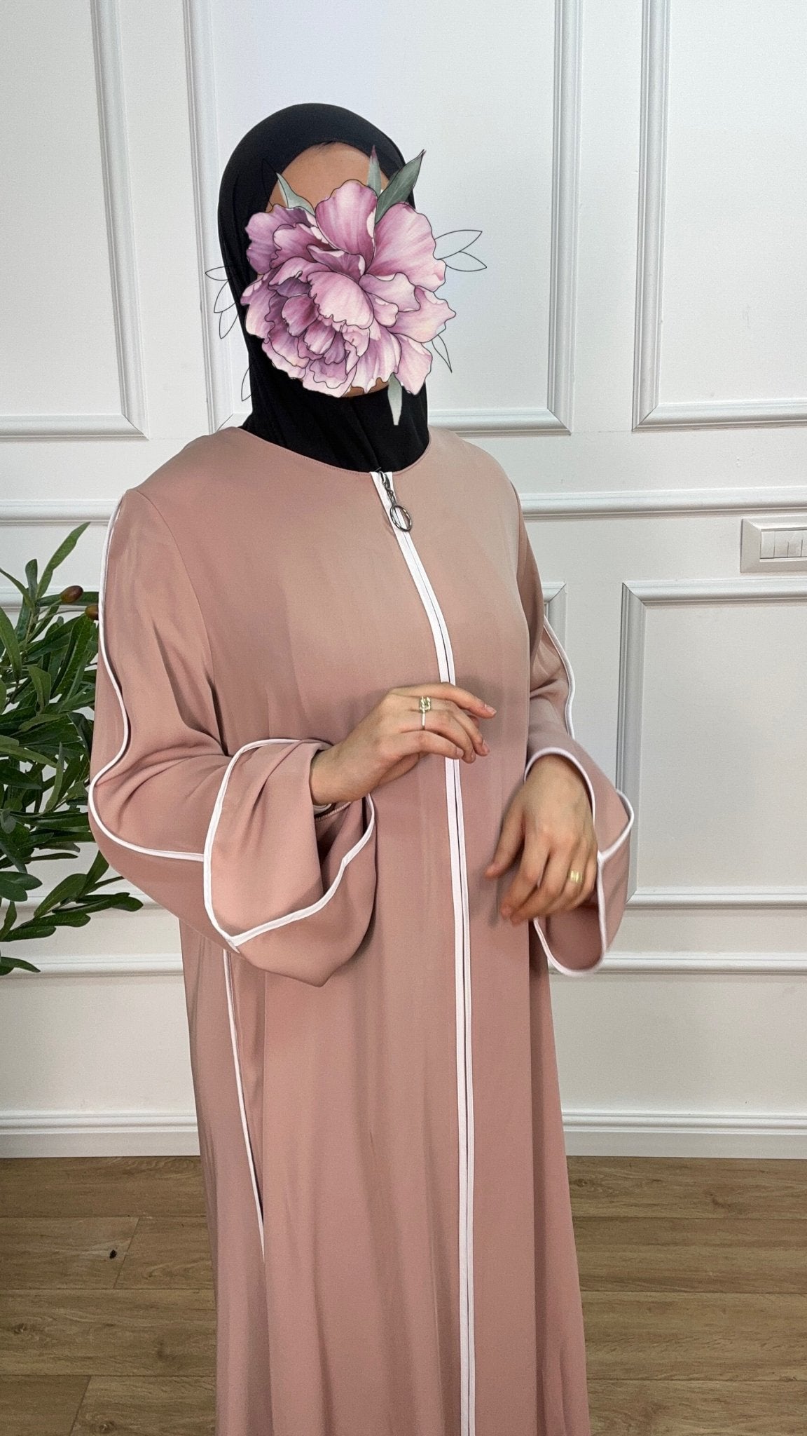 عباية اسراء لون ليلكي فاتح לא - Lavia