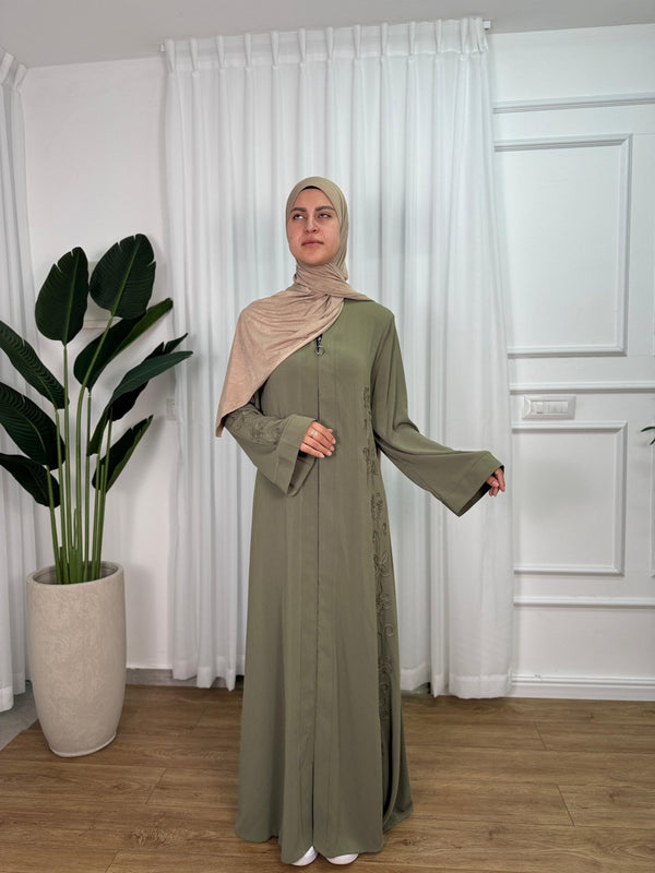عباية سنيال لون اخضر - Lavia