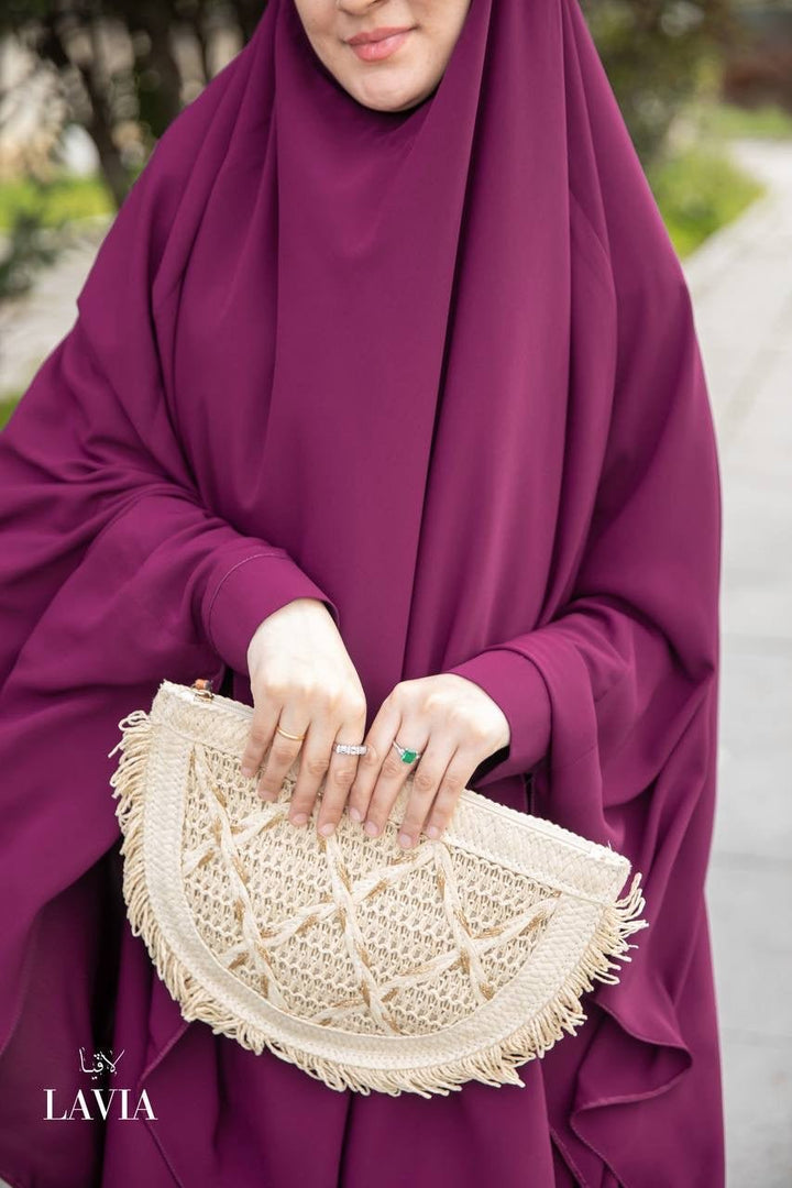 إدناء فرنسي تصميم الفراشة لون توتي 🦋 - Lavia