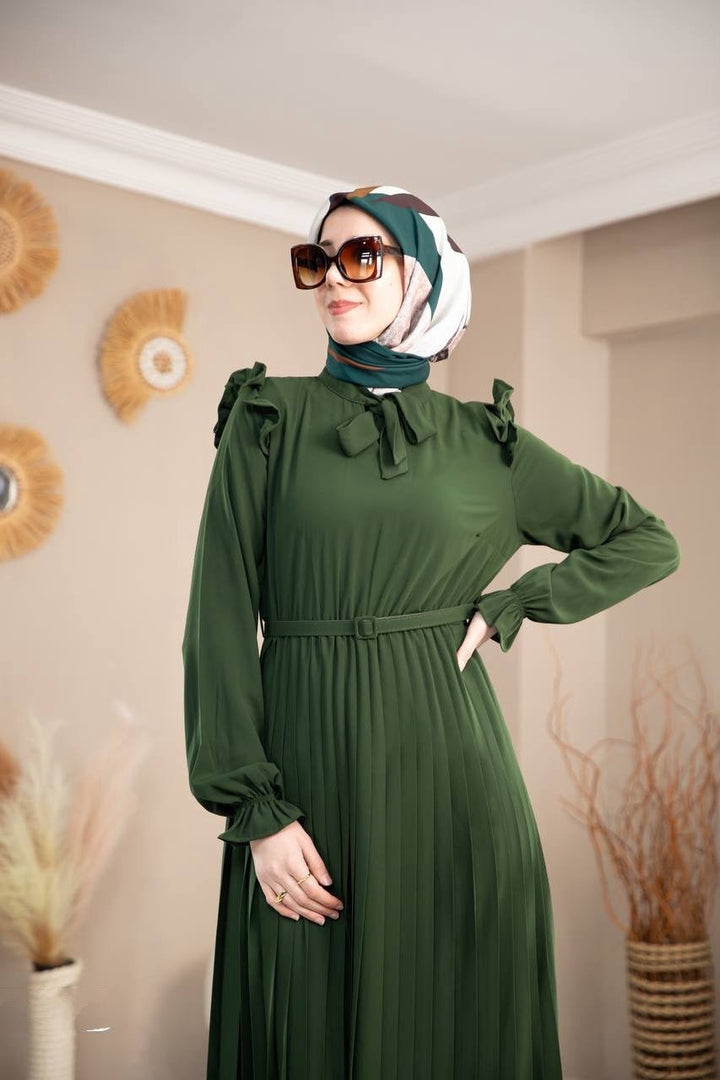 فستان دُرّة لون اخضر - Lavia